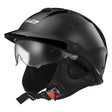 LS2 Rebellion Half Helmet Black SM - Driven Powersports