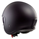 LS2 Spitfire Open-Face Helmet Solid Black SM - Driven Powersports