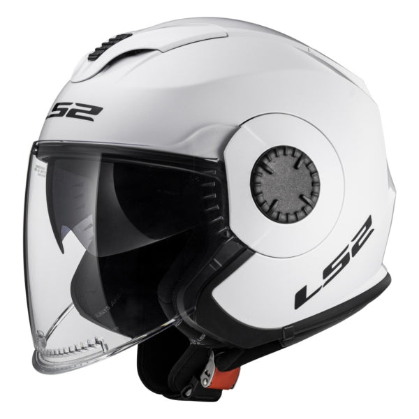 LS2 Verso Open-Face Helmet Solid White XL - Driven Powersports