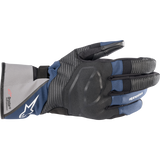 ALPINESTARS GLOVE ANDES V3 Black/Blue Front - Driven Powersports