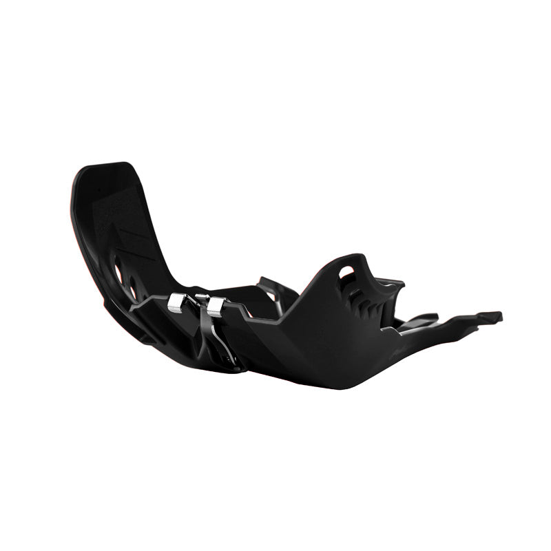 POLISPORT FORTRESS SKID PLATE HUSQVARNA (BLACK) - Driven Powersports