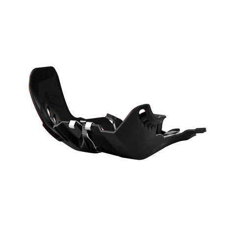 POLISPORT FORTRESS SKID PLATE HUSQVARNA (BLACK) - Driven Powersports