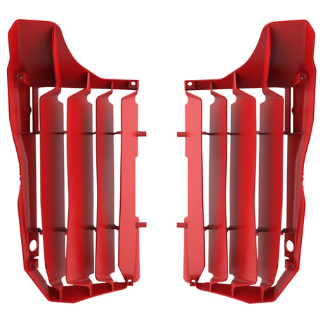 POLISPORT RADIATOR LOUVERS HONDA (RED) - Driven Powersports