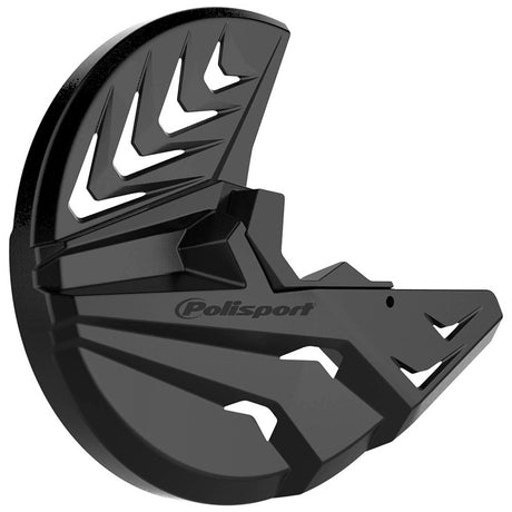 POLISPORT DISC & BOTTOM FORK PROTECTORS HUSQVARNA/HUSABERG/KTM (BLACK) Black - Driven Powersports