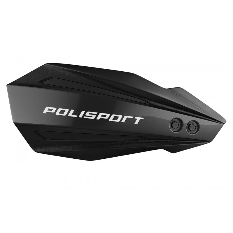 Polisport Bullit FWA Handguards For Gas Gas / Husqvarna Black/White - Driven Powersports
