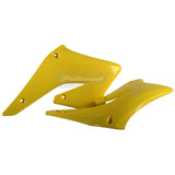 POLISPORT RADIATOR SCOOPS Yellow - Driven Powersports