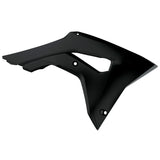 POLISPORT RADIATOR COVER HONDA (BLACK) Black - Driven Powersports