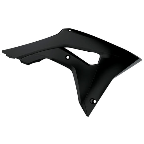 POLISPORT RADIATOR COVER HONDA (BLACK) Black - Driven Powersports