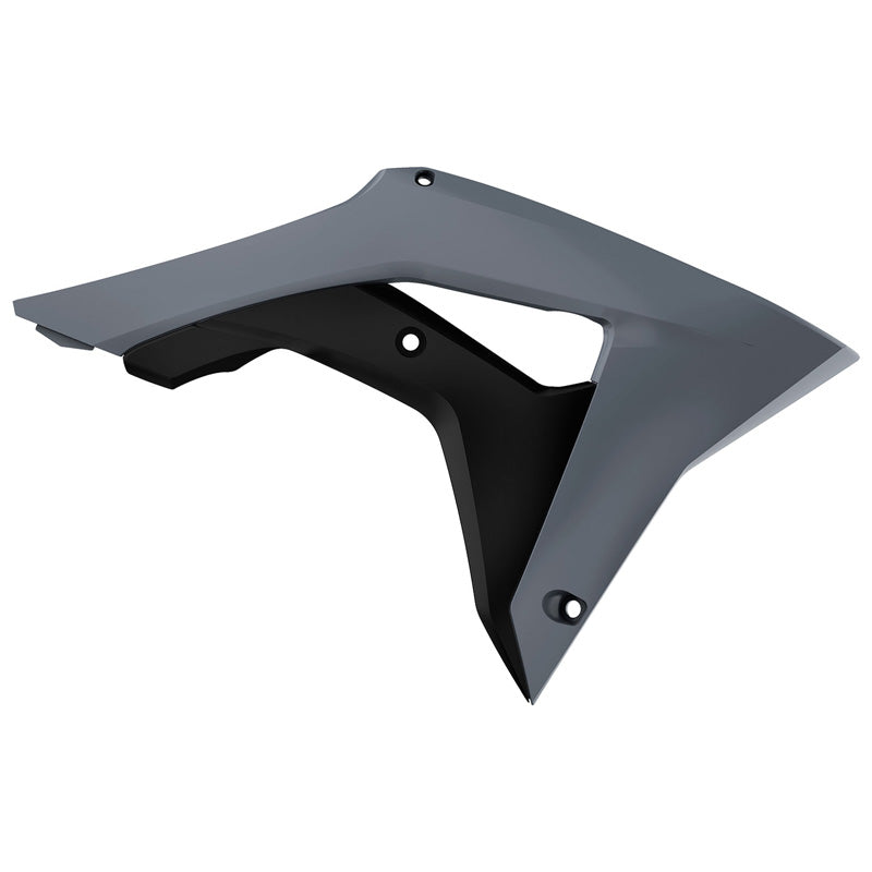 POLISPORT RADIATOR SCOOPS Grey - Driven Powersports