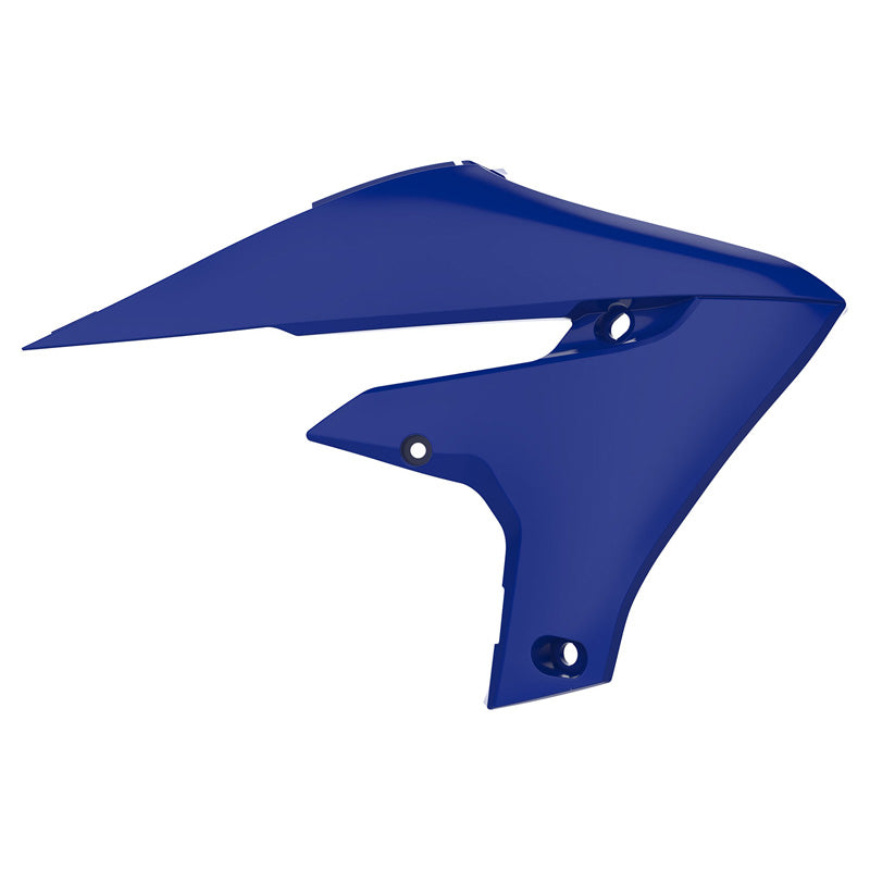 POLISPORT RADIATOR SCOOPS YAMAHA (BLUE) Blue - Driven Powersports