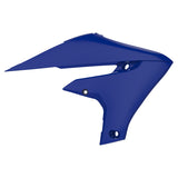 POLISPORT RADIATOR SCOOPS YAMAHA (BLUE) Blue - Driven Powersports