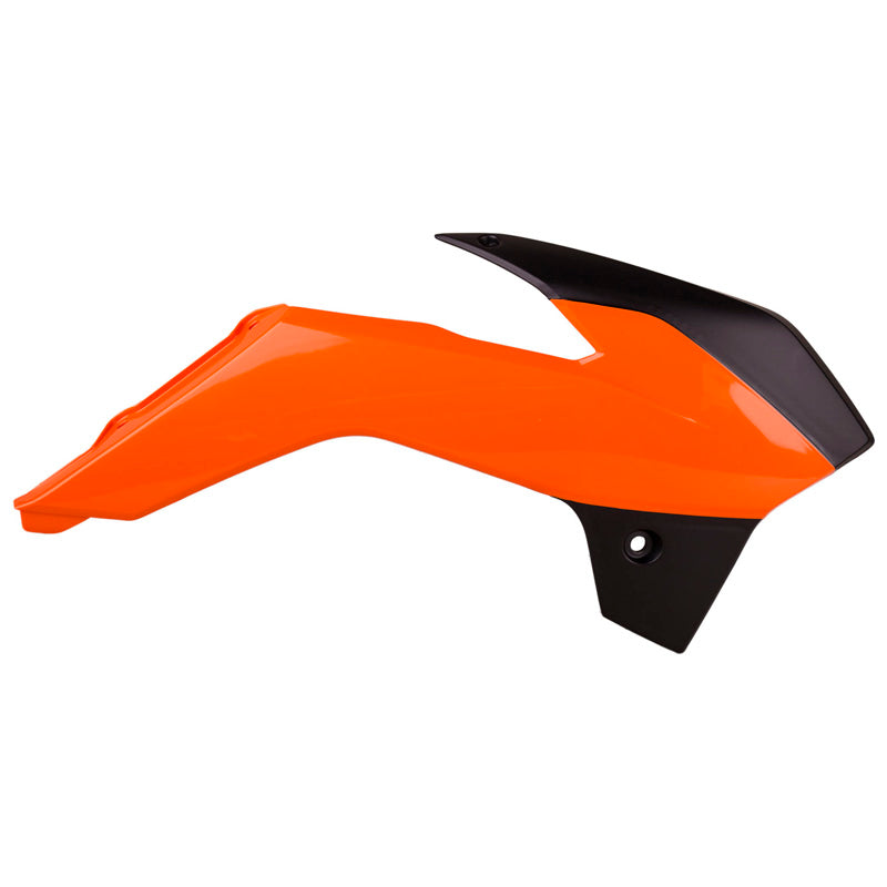 POLISPORT RADIATOR SCOOPS Orange - Driven Powersports