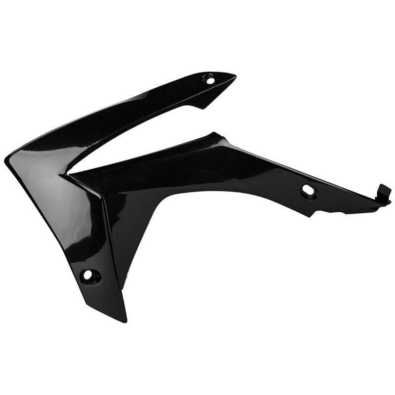 POLISPORT RADIATOR SCOOPS HONDA (BLACK) Black - Driven Powersports