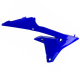 POLISPORT RADIATOR SCOOPS YAMAHA (BLUE) Blue - Driven Powersports