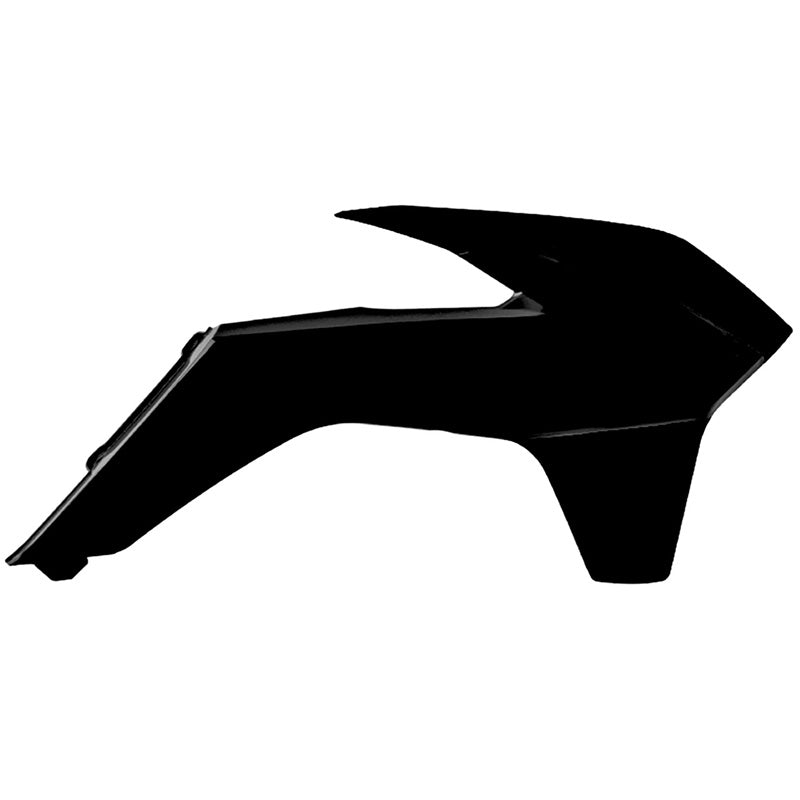 POLISPORT RADIATOR SCOOPS KTM (BLACK) - Driven Powersports