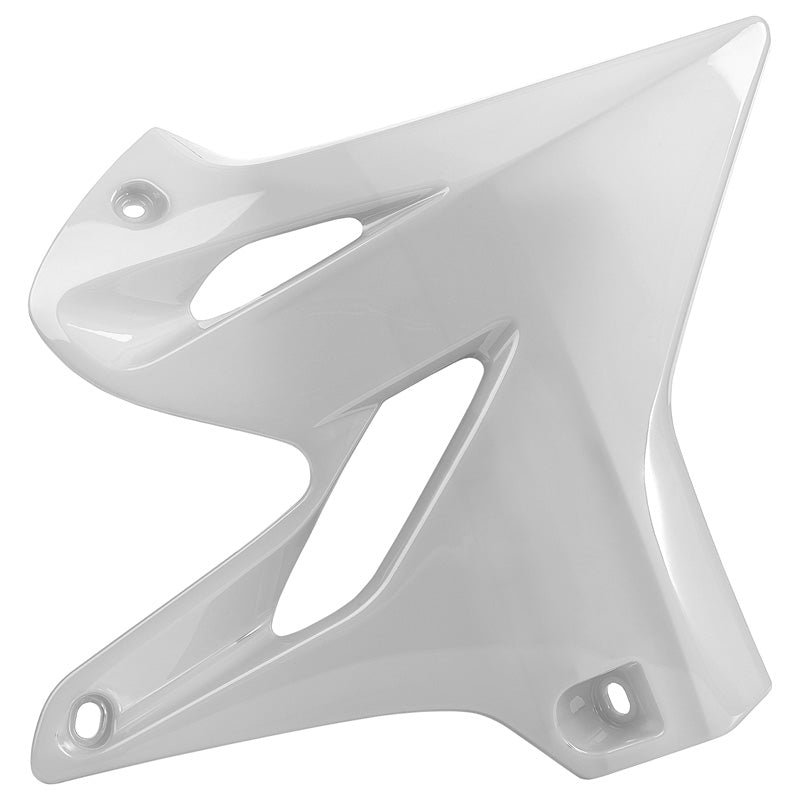 POLISPORT RADIATOR SCOOPS YAMAHA (WHITE) White - Driven Powersports