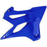 POLISPORT RADIATOR SCOOPS YAMAHA (BLUE) Blue - Driven Powersports