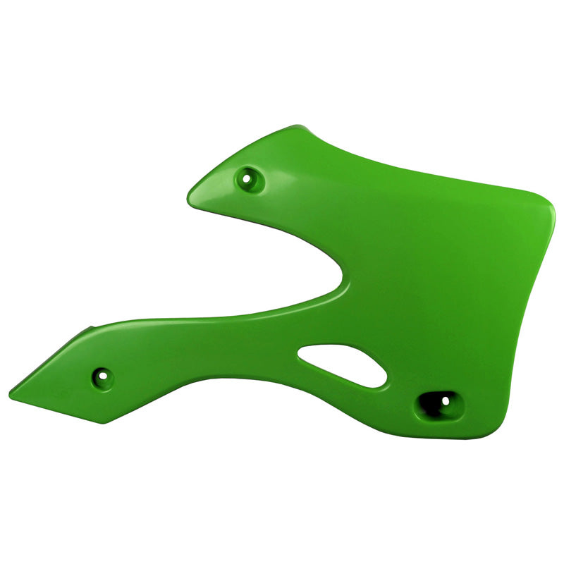 POLISPORT RADIATOR SCOOPS Green - Driven Powersports