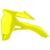 POLISPORT RADIATOR SCOOPS Yellow - Driven Powersports