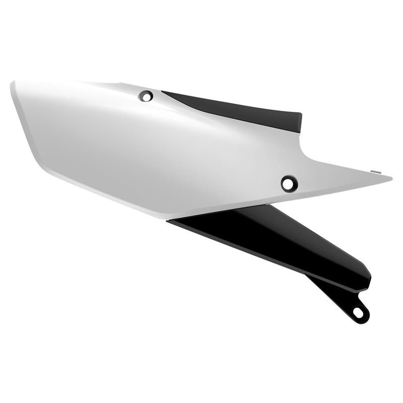 POLISPORT SIDE PANELS YAMAHA (WHITE) White/Black - Driven Powersports