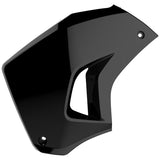 POLISPORT LEFT RADIATOR SCOOPS KAWASAKI (BLACK) Black - Driven Powersports