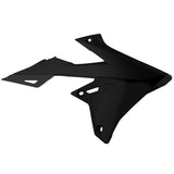POLISPORT RADIATOR SCOOPS SUZUKI (BLACK) Black - Driven Powersports
