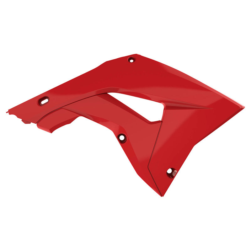 POLISPORT RADIATOR SCOOPS HONDA (RED) Red - Driven Powersports