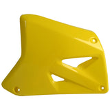 POLISPORT RADIATOR SCOOPS SUZUKI (YELLOW) - Driven Powersports