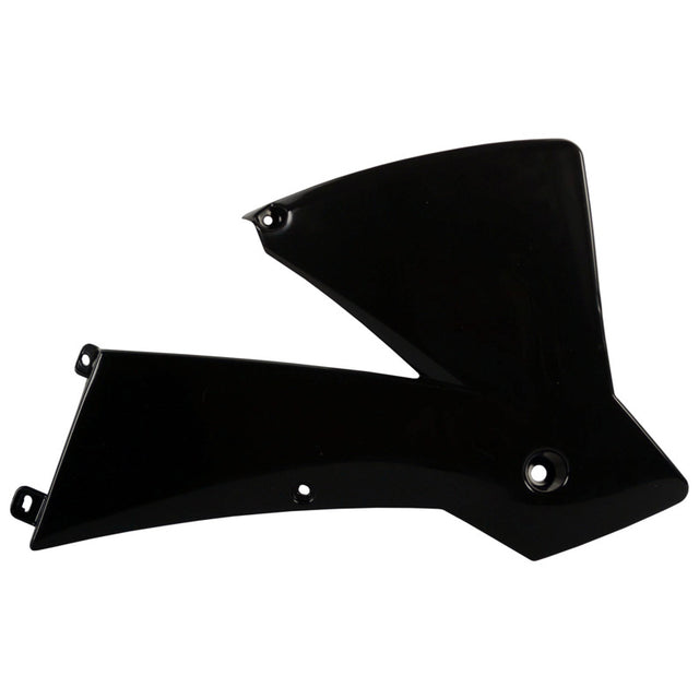 POLISPORT RADIATOR SCOOPS Black - Driven Powersports