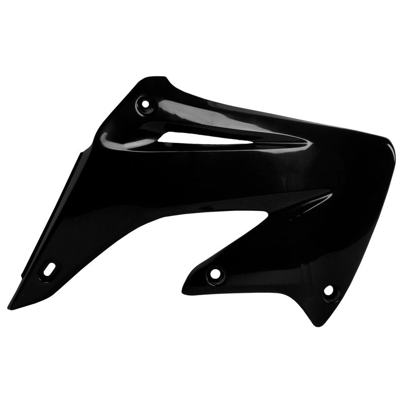 POLISPORT RADIATOR SCOOPS Black - Driven Powersports
