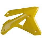 POLISPORT RADIATOR SCOOPS SUZUKI (YELLOW) Yellow - Driven Powersports