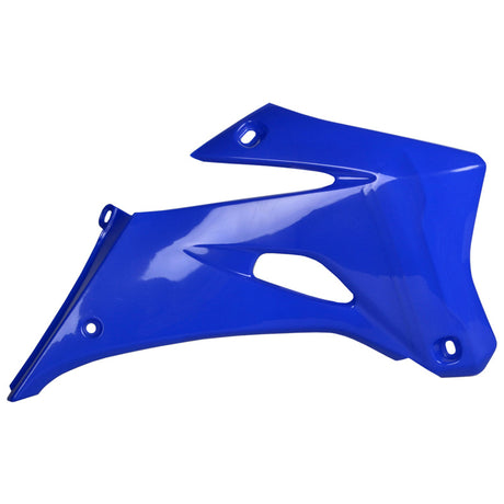 POLISPORT RADIATOR SCOOPS YAMAHA (BLUE) Blue - Driven Powersports