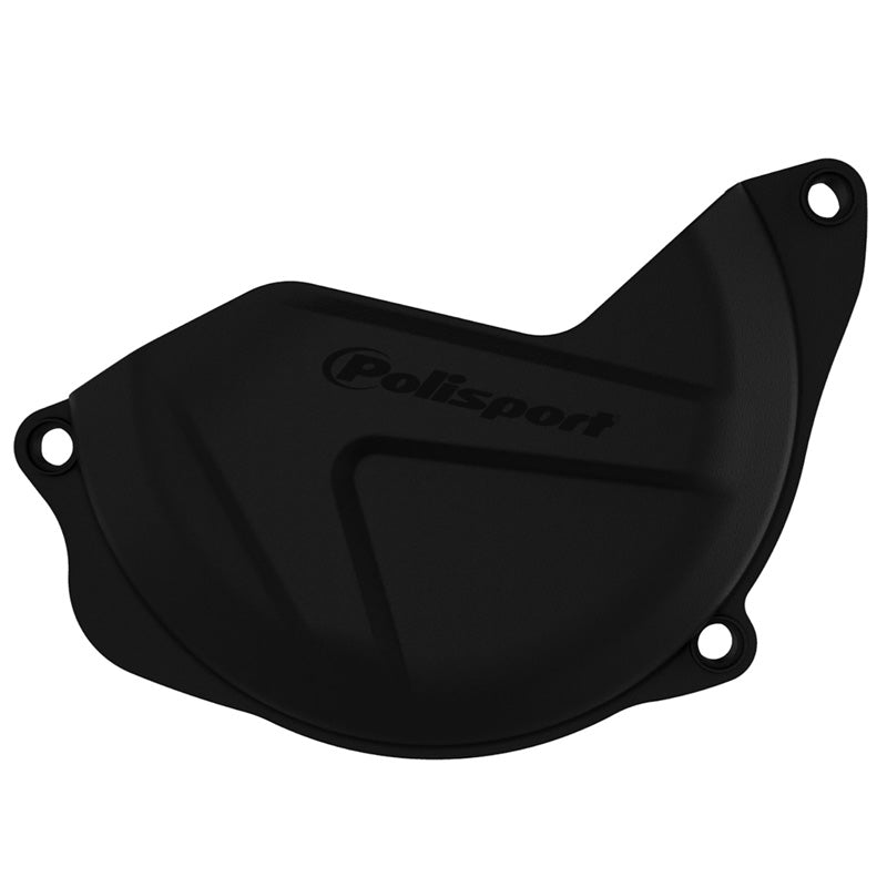 POLISPORT CLUTCH COVER PROTECTOR HONDA (BLACK) Black - Driven Powersports