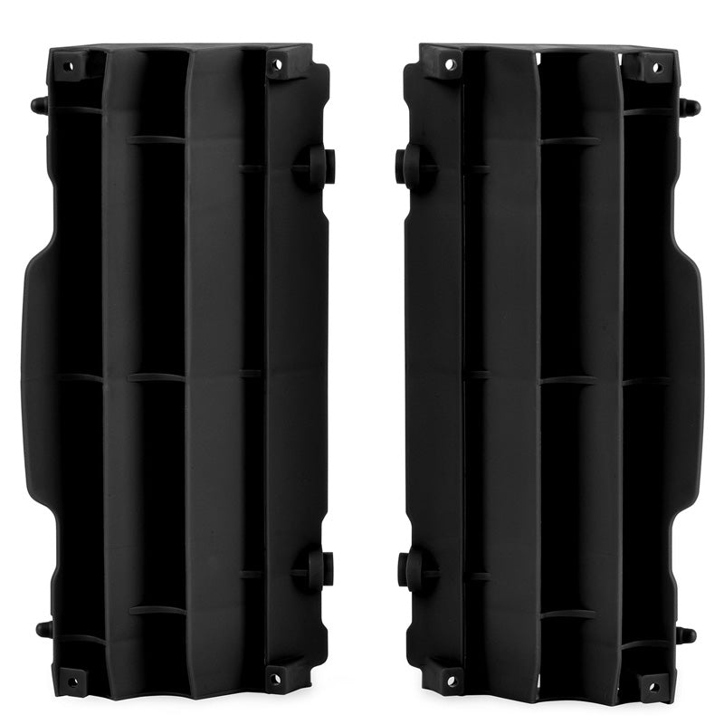 POLISPORT RADIATOR LOUVERS HUSQVARNA (BLACK) - Driven Powersports