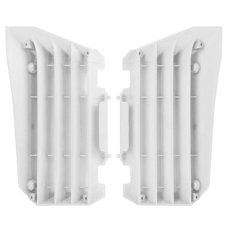 POLISPORT RADIATOR LOUVERS YAMAHA (WHITE) White - Driven Powersports