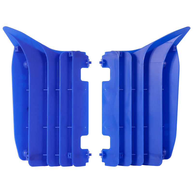 POLISPORT RADIATOR LOUVERS YAMAHA (BLUE) Blue - Driven Powersports