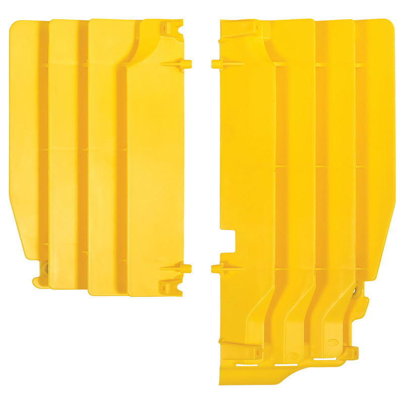 POLISPORT RADIATOR LOUVERS Yellow - Driven Powersports