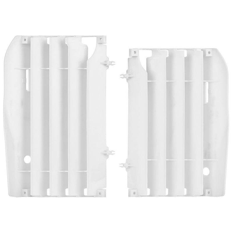POLISPORT RADIATOR LOUVERS HONDA (WHITE) White - Driven Powersports