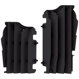 POLISPORT RADIATOR LOUVERS KAWASAKI (BLACK) Black - Driven Powersports