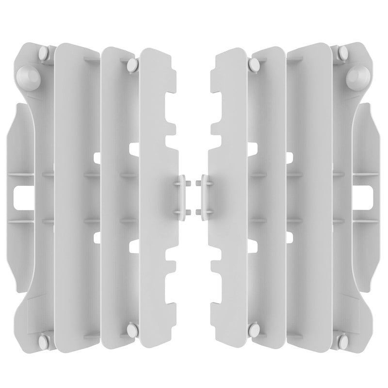 POLISPORT RADIATOR LOUVERS YAMAHA (WHITE) White - Driven Powersports