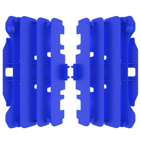 POLISPORT RADIATOR LOUVERS YAMAHA (BLUE) Blue - Driven Powersports
