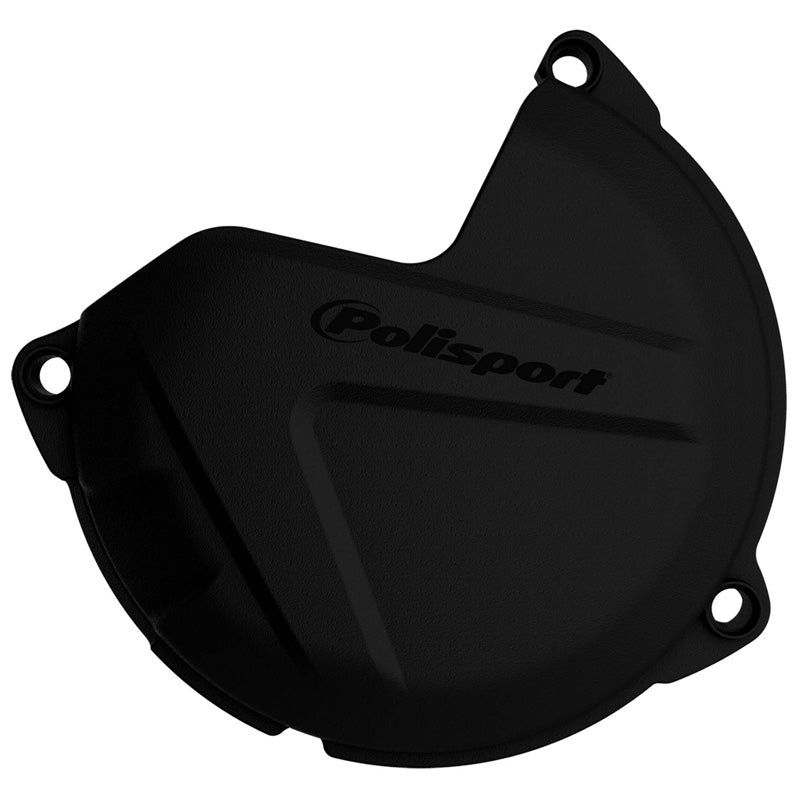 POLISPORT CLUTCH COVER PROTECTOR HUSQVARNA (BLACK) Black - Driven Powersports