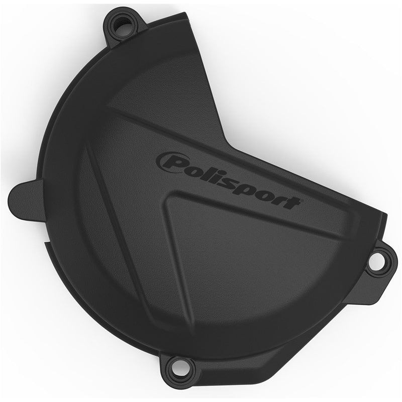 POLISPORT CLUTCH COVER PROTECTOR HUSQVARNA (BLACK) Black - Driven Powersports