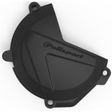 POLISPORT CLUTCH COVER PROTECTOR HUSQVARNA (BLACK) Black - Driven Powersports