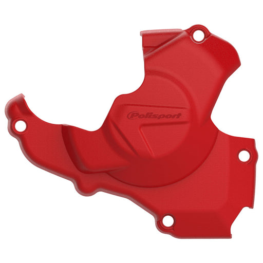 POLISPORT IGNITION COVER PROTECTOR HONDA (RED) Red - Driven Powersports