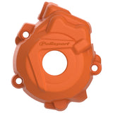 POLISPORT IGNITION COVER PROTECTOR KTM/HUSQ (ORANGE) Orange - Driven Powersports