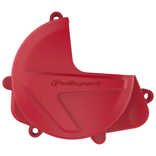 POLISPORT CLUTCH COVER PROTECTOR HONDA (ROUGE) Red - Driven Powersports