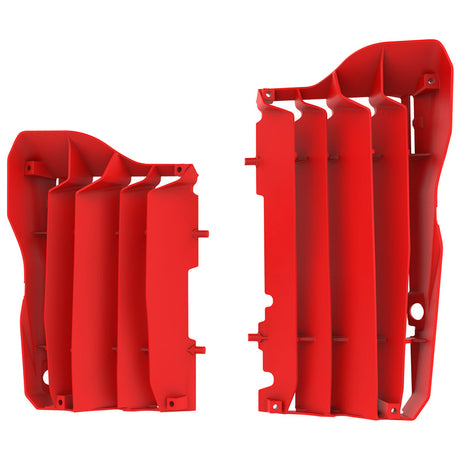 POLISPORT RADIATOR LOUVERS HONDA (RED) Red - Driven Powersports