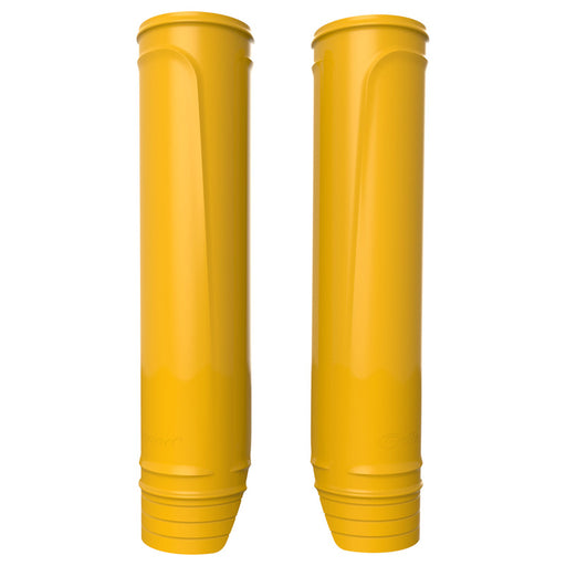 POLISPORT UPPER FORK PROTECTORS (YELLOW) Yellow - Driven Powersports
