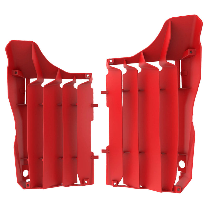 POLISPORT RADIATOR LOUVERS HONDA (BLACK) Black - Driven Powersports